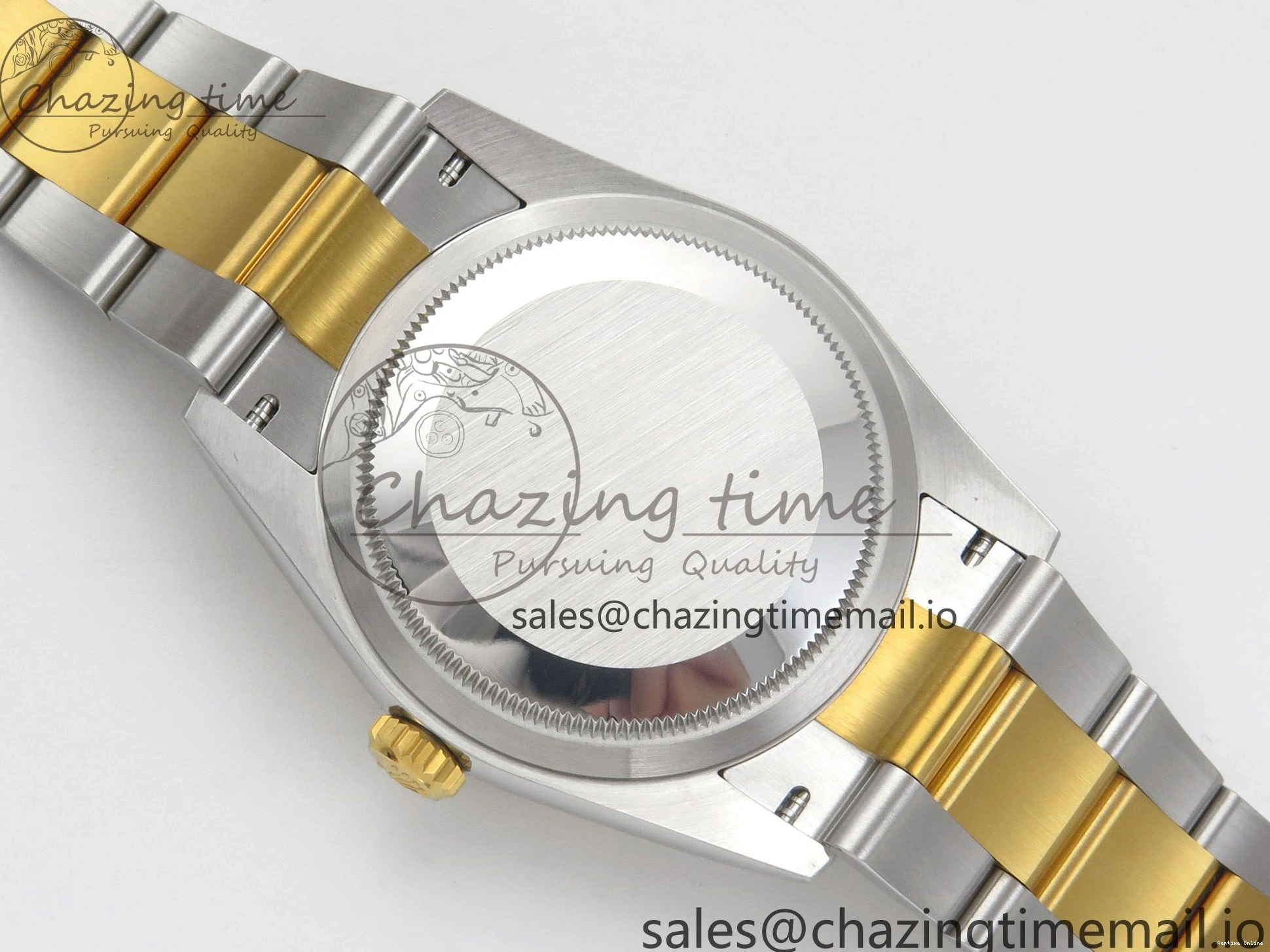 0101 TravelReady DateJust 36 SS YG ARF 1:1 Best Edition 904L Steel White Dial YG Roman on Oyster Bracelet SH 99